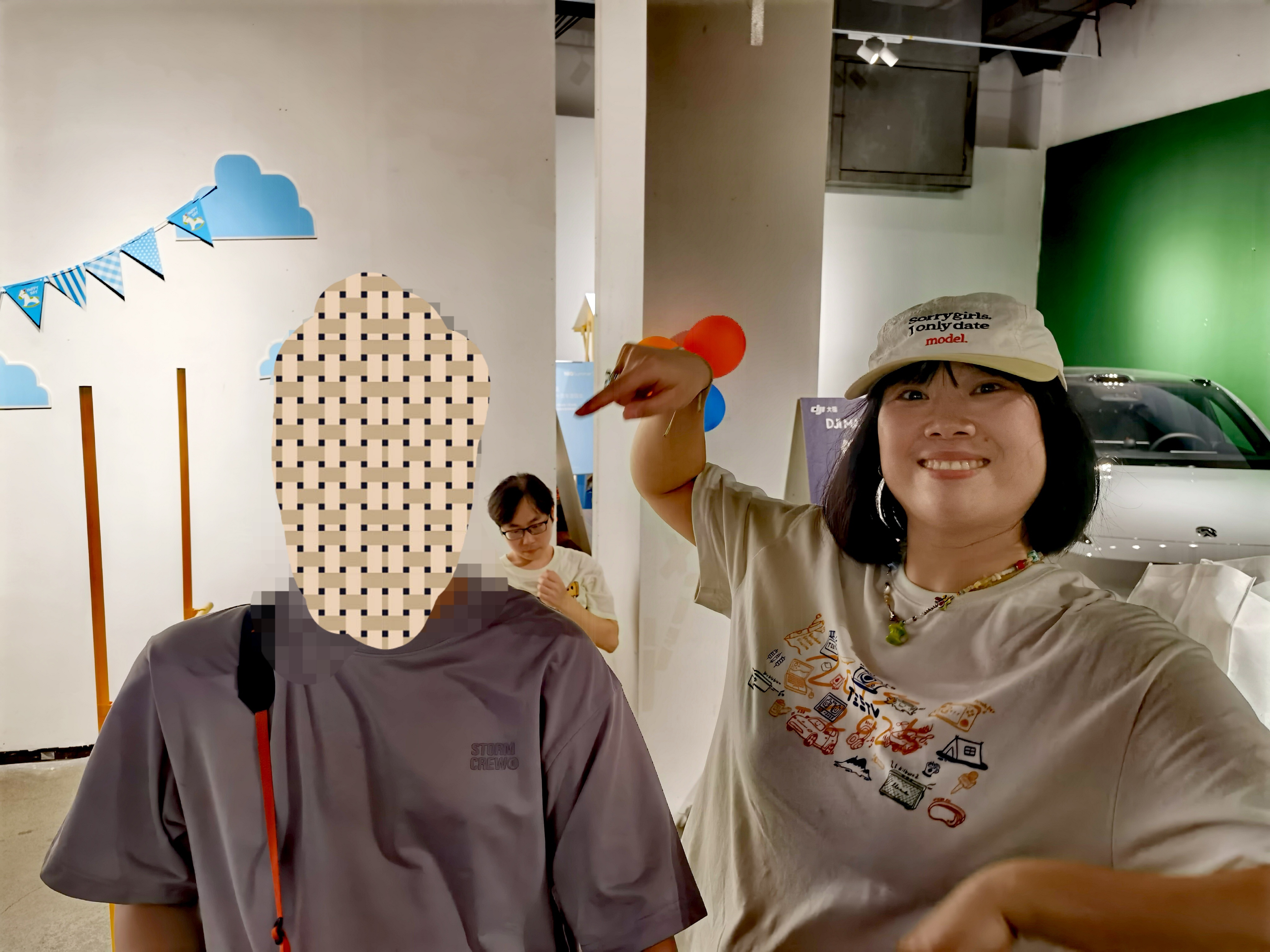 和女后期的合影